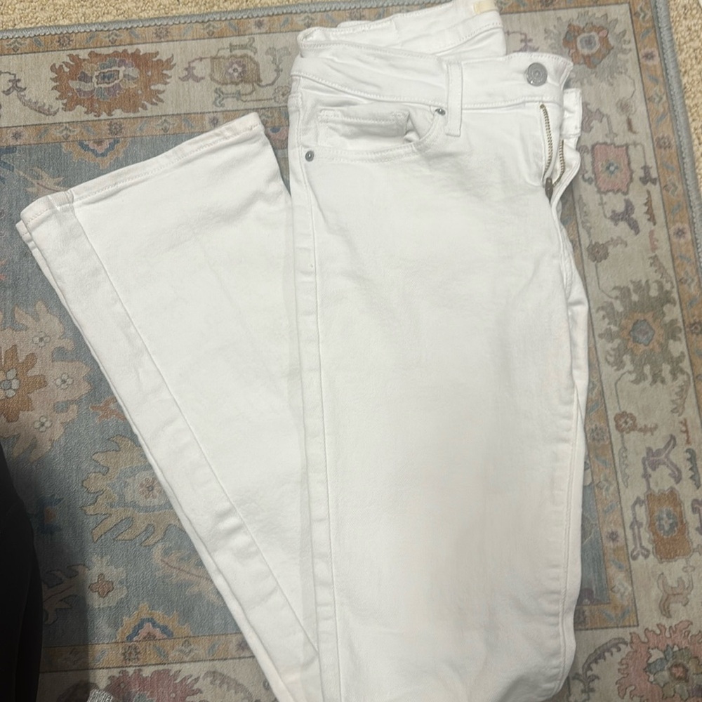 Levi’s bootcut white jeans